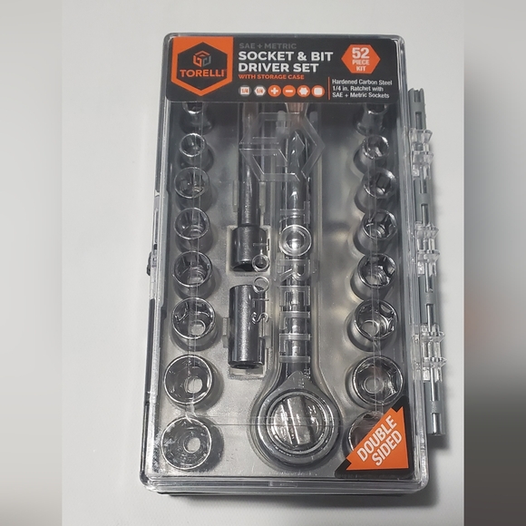 Torelli Socket & Bit Driver Set - 52 Piece - Picture 1 of 4